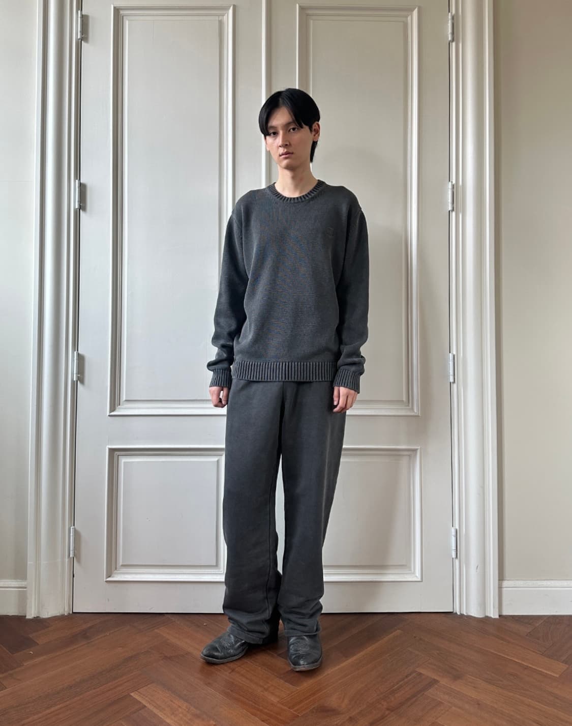 Innir 이니어 헤비 스웻팬츠 (dark terazzo) 상품이미지1