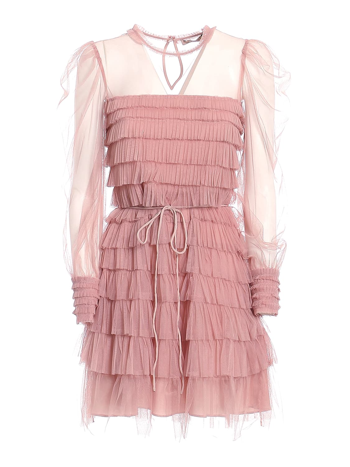 트윈셋 핑크 튤 원피스 상품이미지2