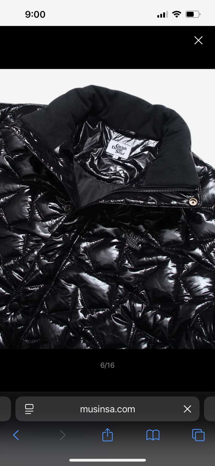 (정가18만원/새상품)카비시 별 패딩 M 스타패딩 경량패딩 상품이미지3