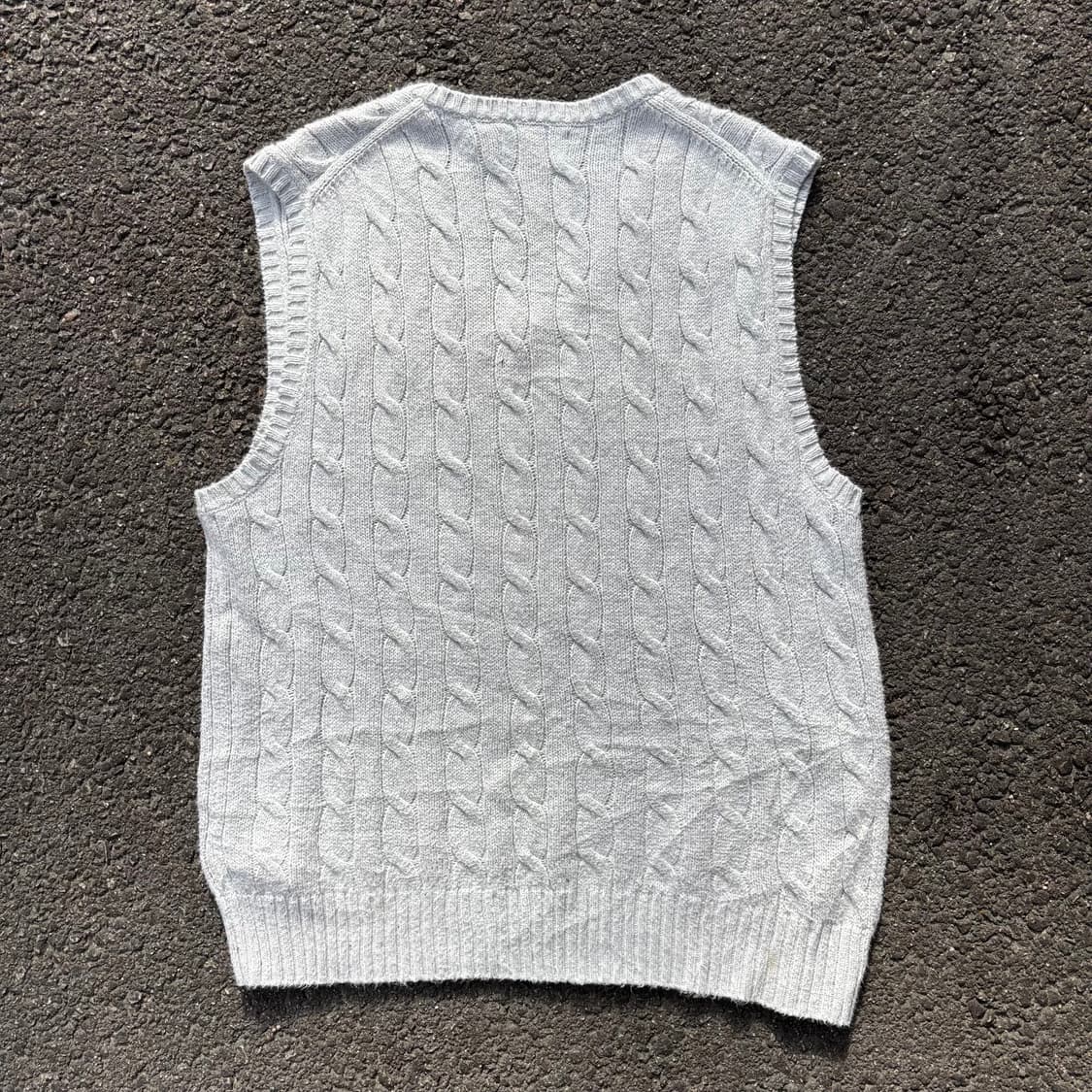 폴로 랄프로렌 케이블 니트 베스트 상품이미지2