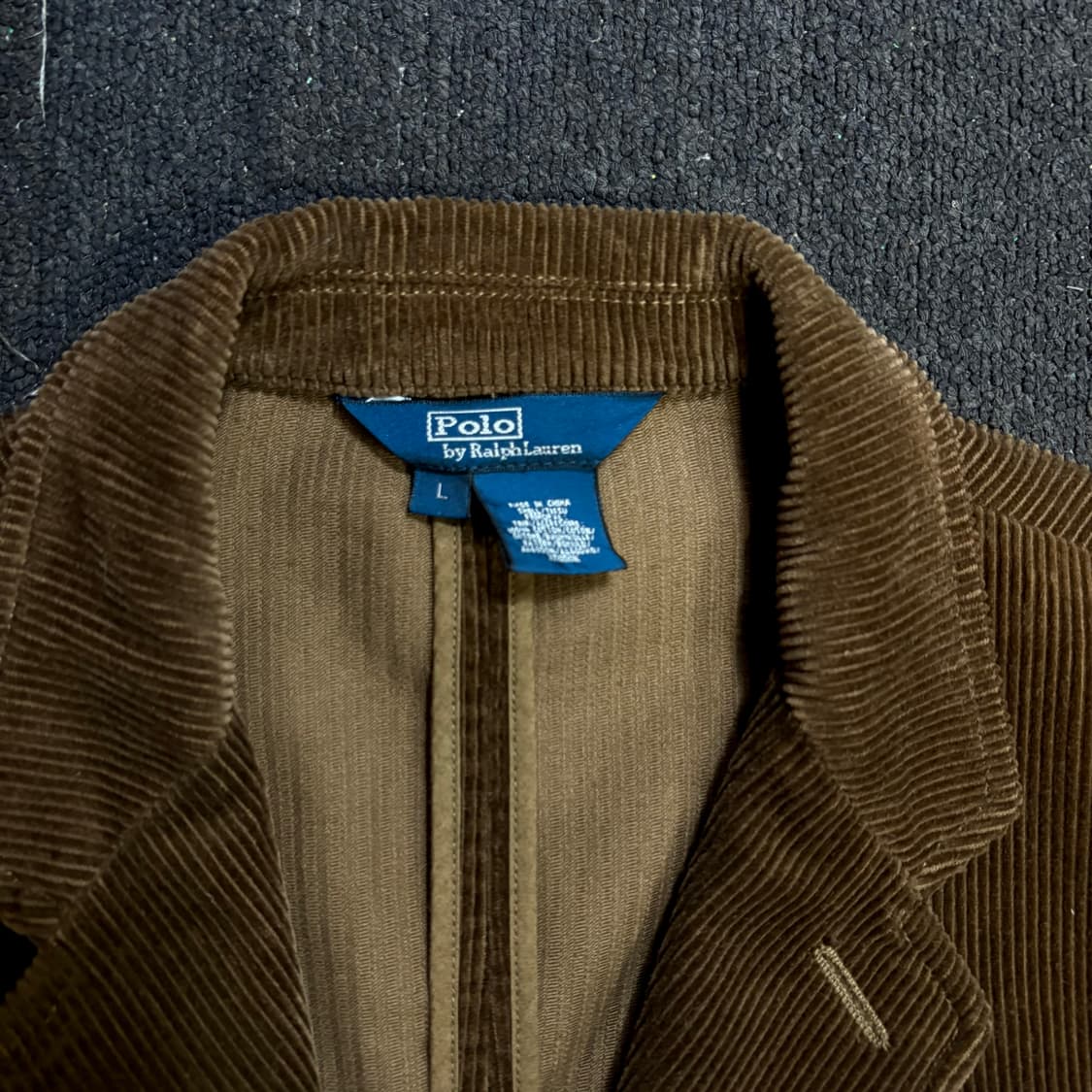 폴로 브라운 코듀로이 블레이저 L 상품이미지3