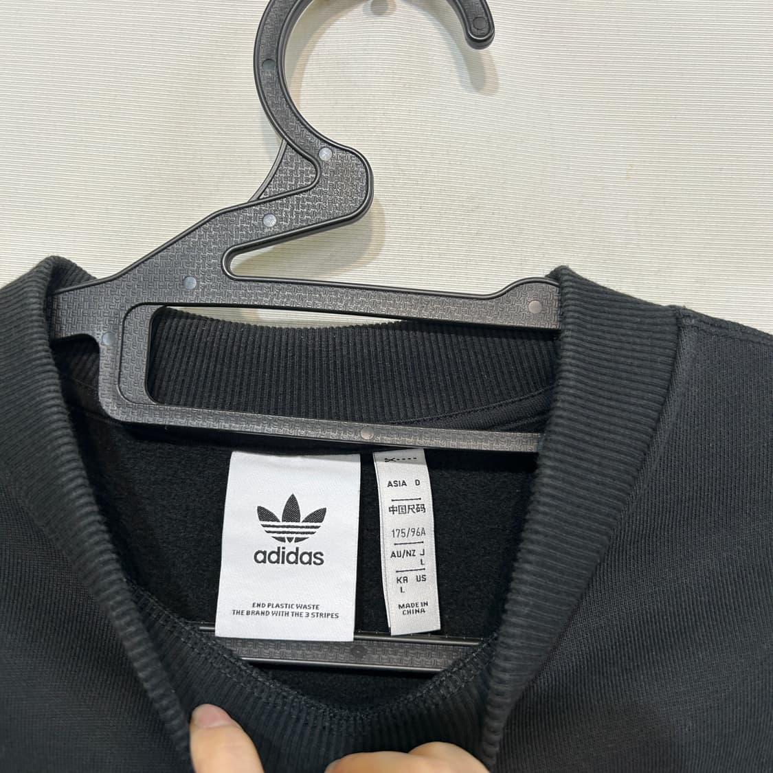 아디다스 남성 크루 맨투맨 100  상품이미지2