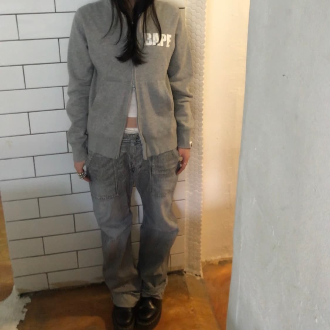 BAPE(베이프) 로고 후드 집업 / M 사이즈 상품이미지6