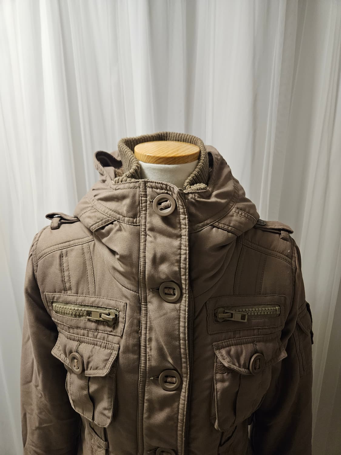 clubclubclub 2000s 빈티지 카고y2k 그런지페어리 야상패딩 상품이미지2