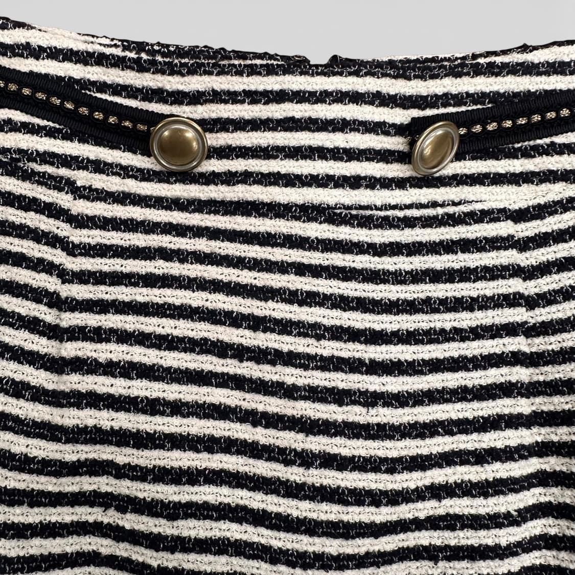 black stripe tweed skirt 상품이미지5