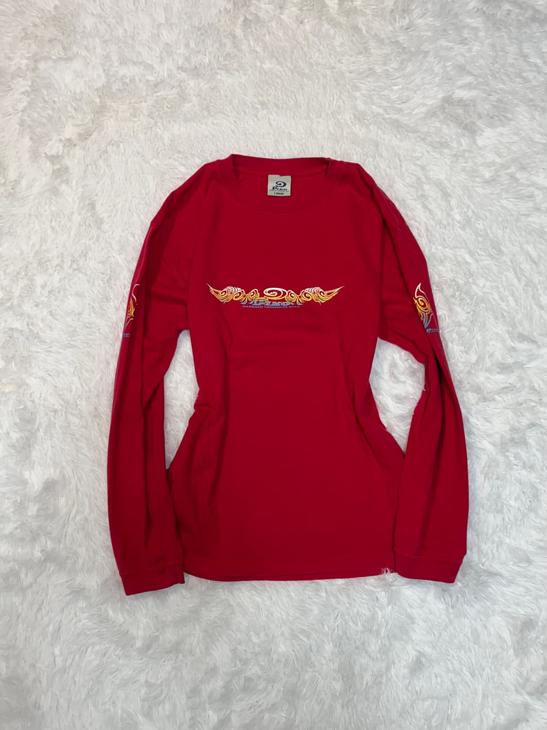 red punk long sleeve 상품이미지2