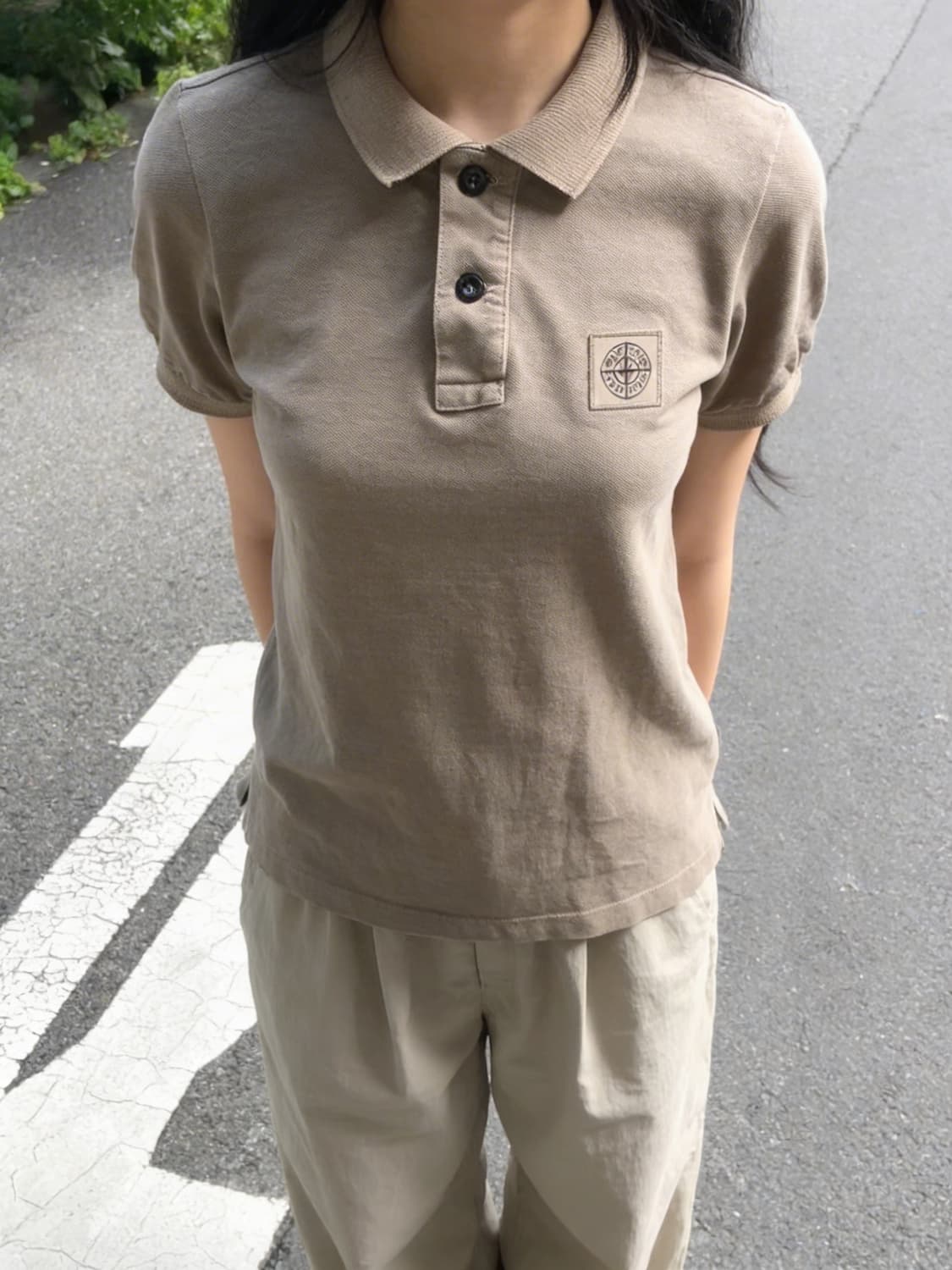 스톤 아일랜드 와펜 로고 주니어 PK 티셔츠 상품이미지1