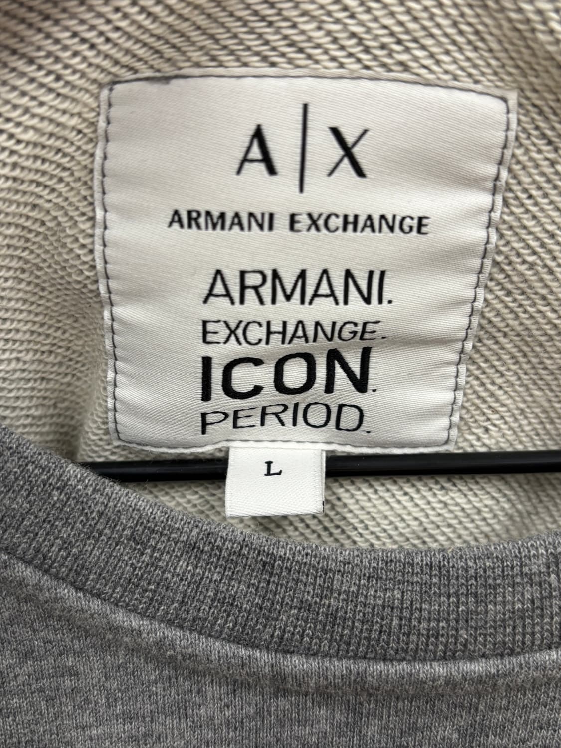 Armani Exchange 아르마니 익스체인지 빅로고 맨투맨 L 상품이미지4