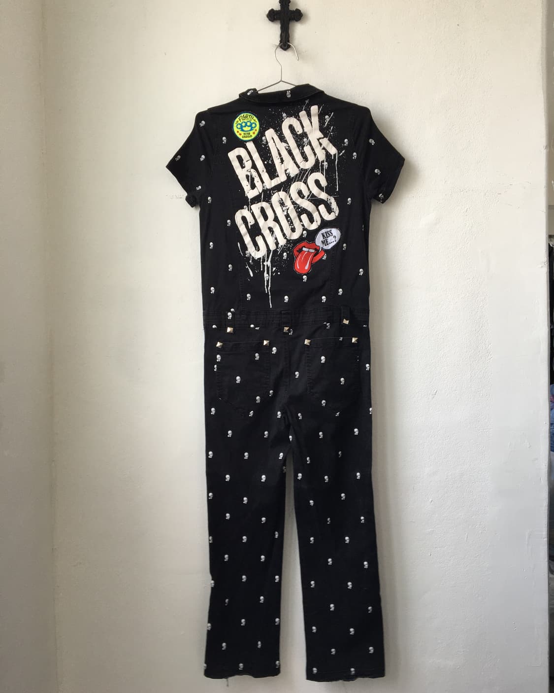 Skull pattern jumpsuit 상품이미지3