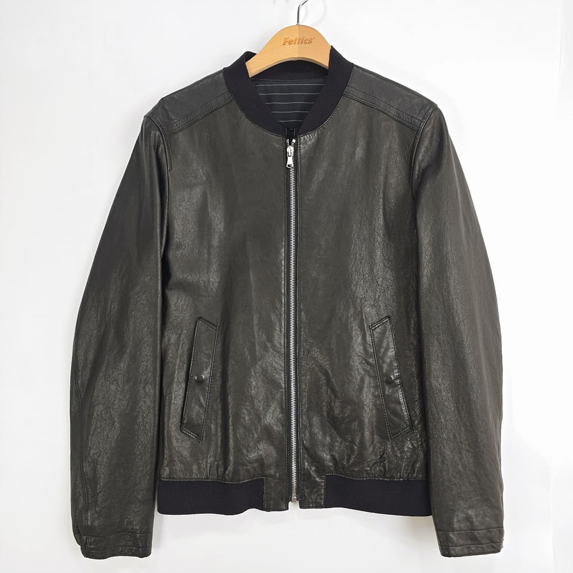 티아이포맨 T.I FOR MEN 양가죽 레더 자켓 블랙 95 상품이미지1