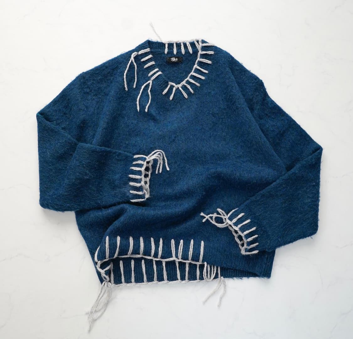 TΣist Handw Stitch Brushed Knit Sweater 상품이미지1