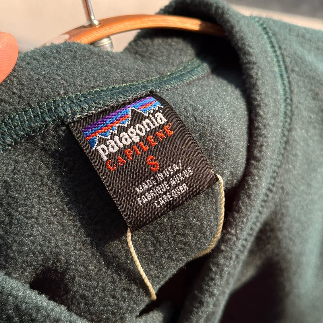 90S 파타고니아 캐필린 플리스 헨리넥 상품이미지5