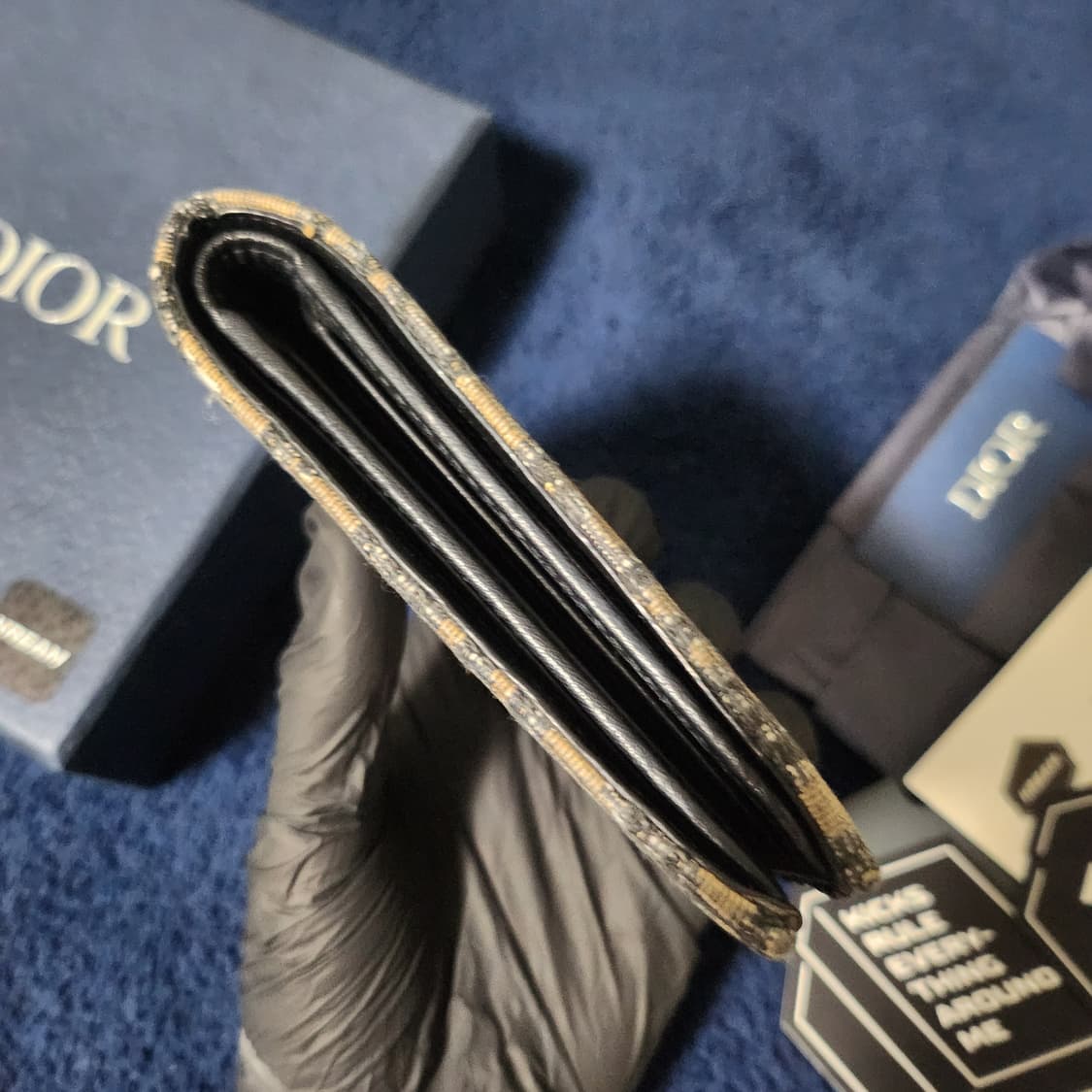 [크림판]디올 오블리크 반지갑 베이지 상품이미지5