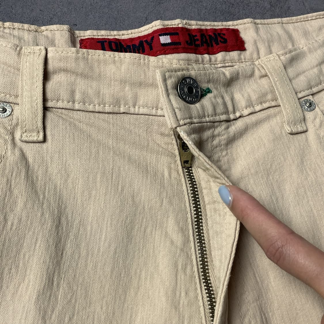 TOMMY JEANS 00s 타미진스 베이지 하프팬츠 A01194 상품이미지3