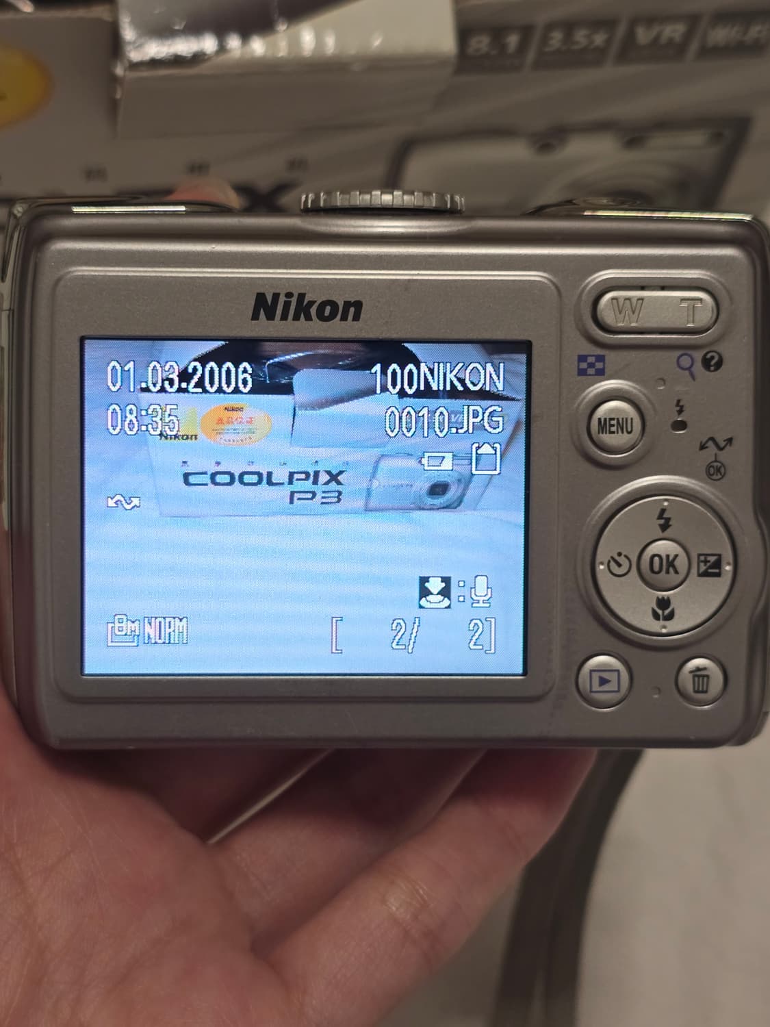 니콘 쿨픽스 Nikon coolpix P3 상품이미지8