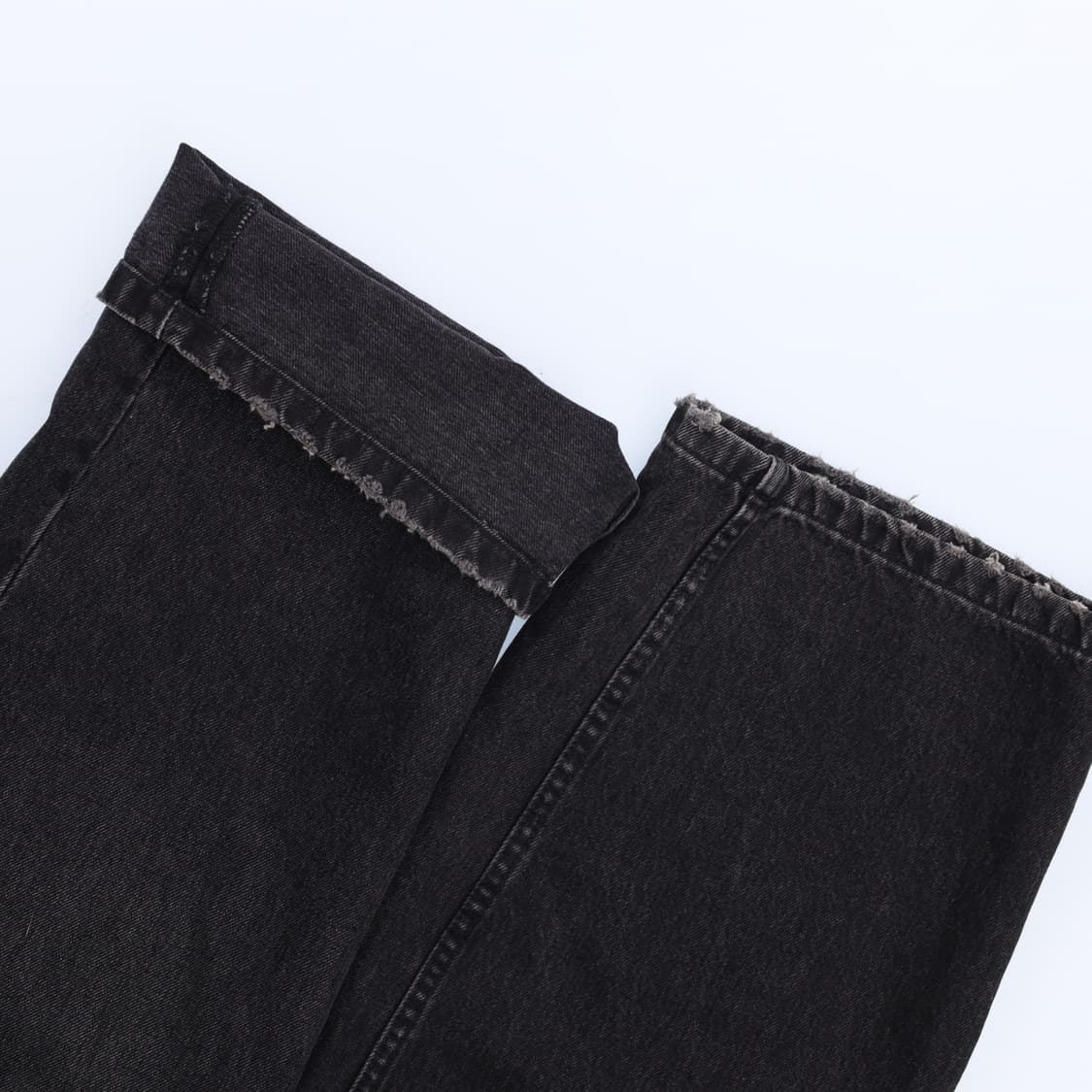 40 자라 흑청 데님팬츠 0210H2 상품이미지6