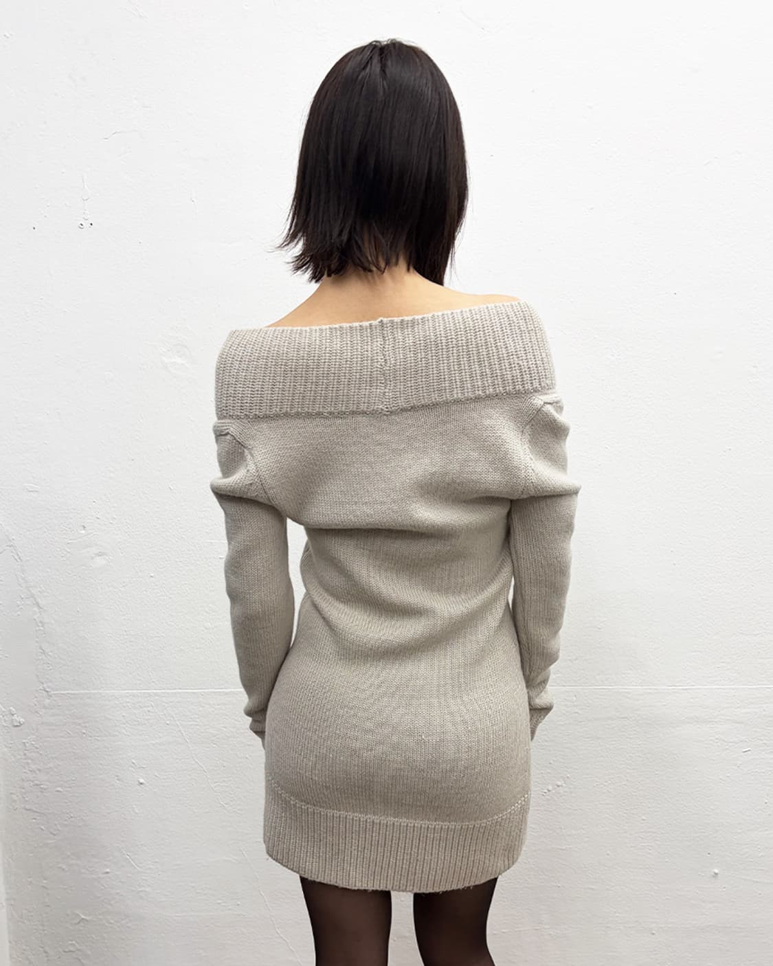 끌로에 2007F/W 오프숄더 니트 드레스 상품이미지2