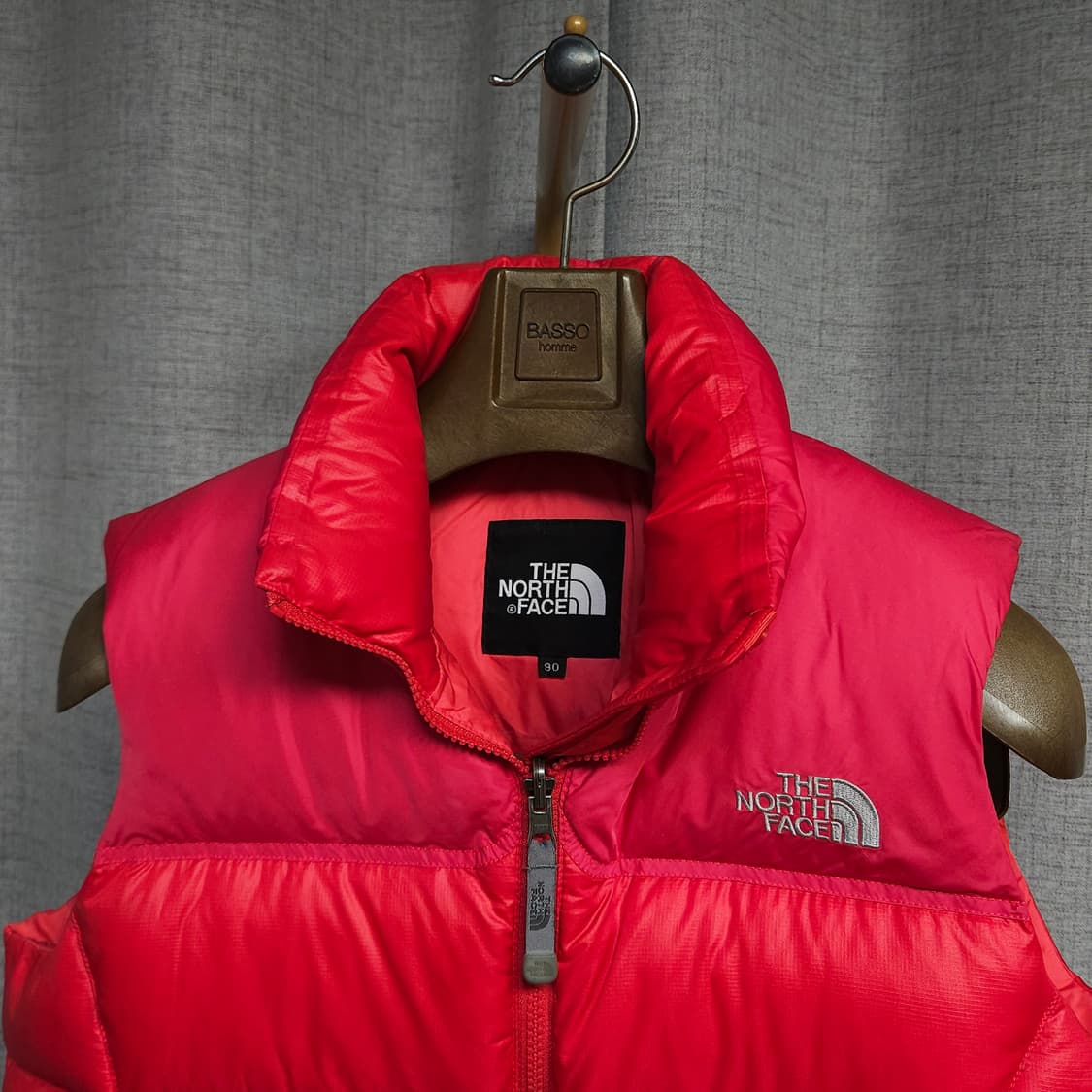 L ) 노스페이스 여성  700 눕시 패딩 베스트 레드 상품이미지2