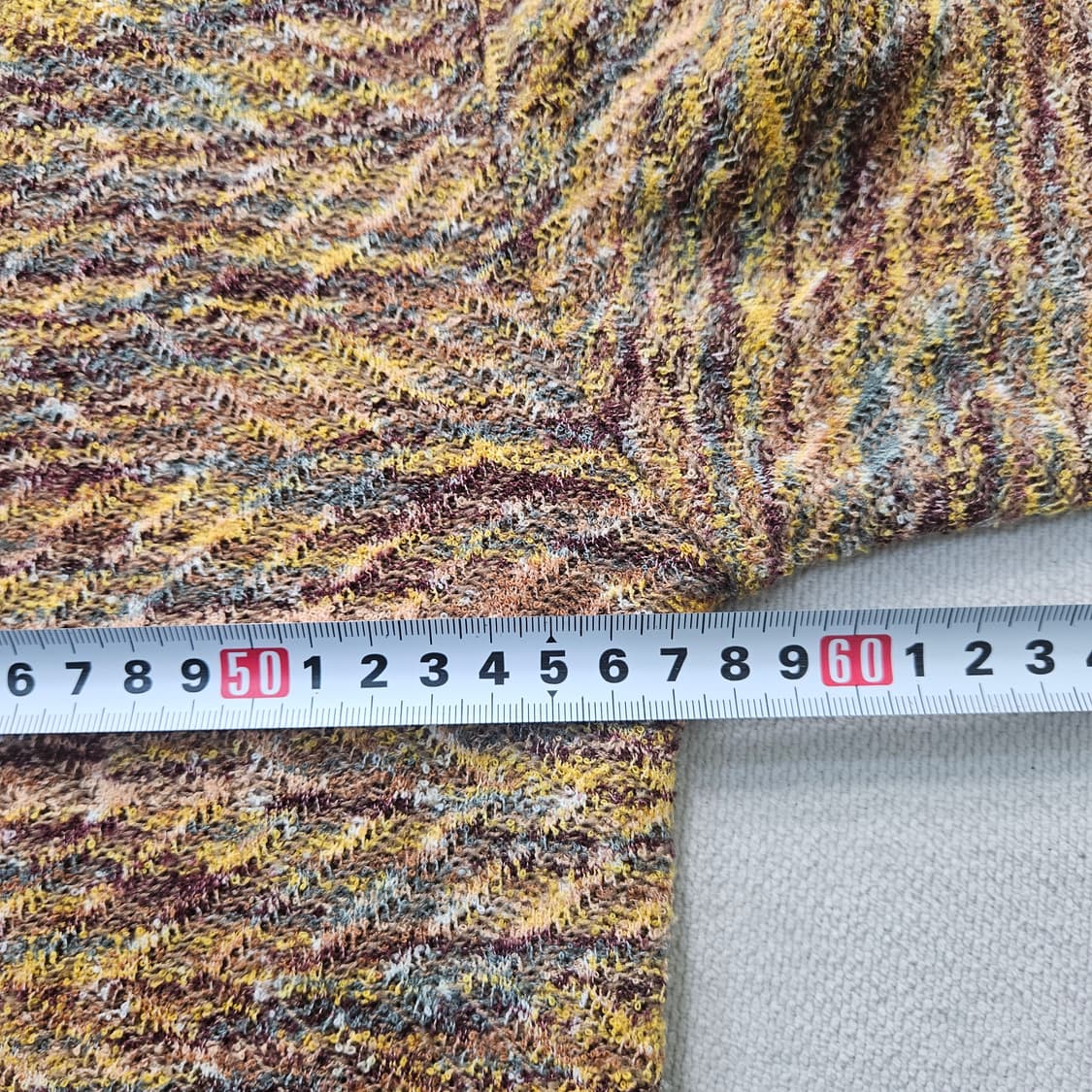 실측확인 니수리 멀티컬러 니트 가디건 0407Y 상품이미지5