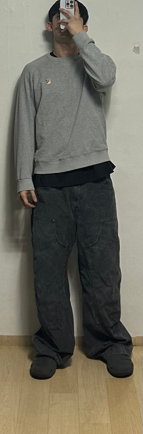 메종키츠네 로고 맨투맨 상품이미지5