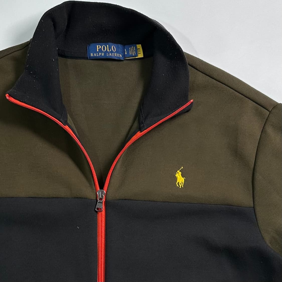 폴로 랄프로렌 컬러블록 스웻 집업 상품이미지4