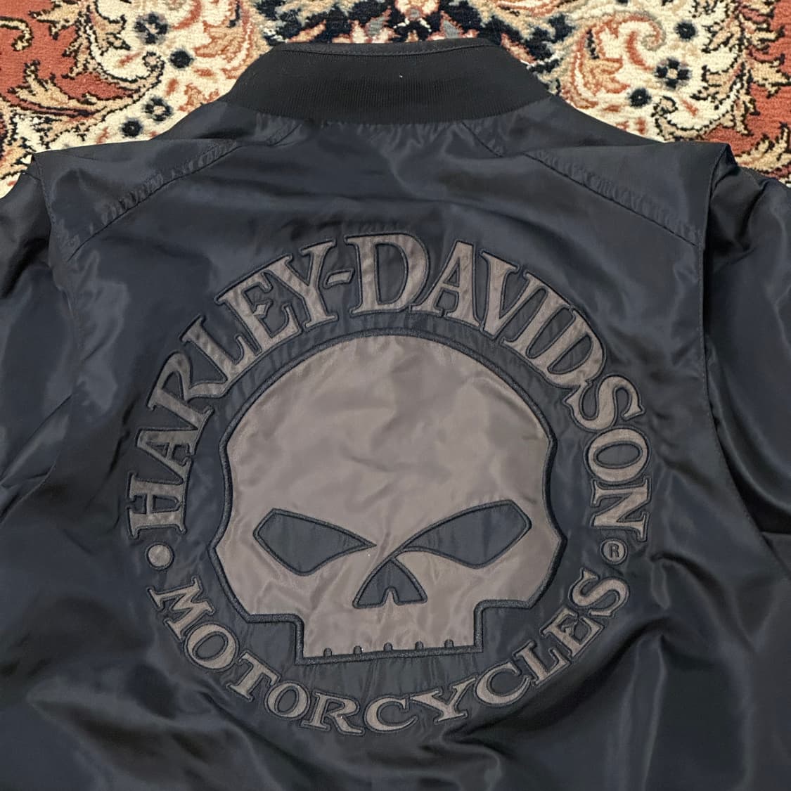 할리데이비슨 윌리 G 스컬 나일론 자켓 (L-XL) 봄버자켓 상품이미지6