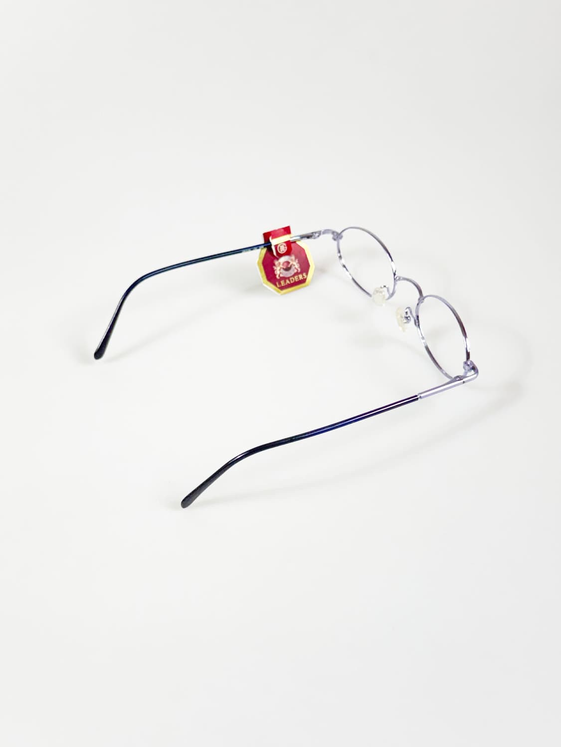 90s LEADERS 슬림 오벌 메탈 프레임 빈티지 안경 상품이미지4