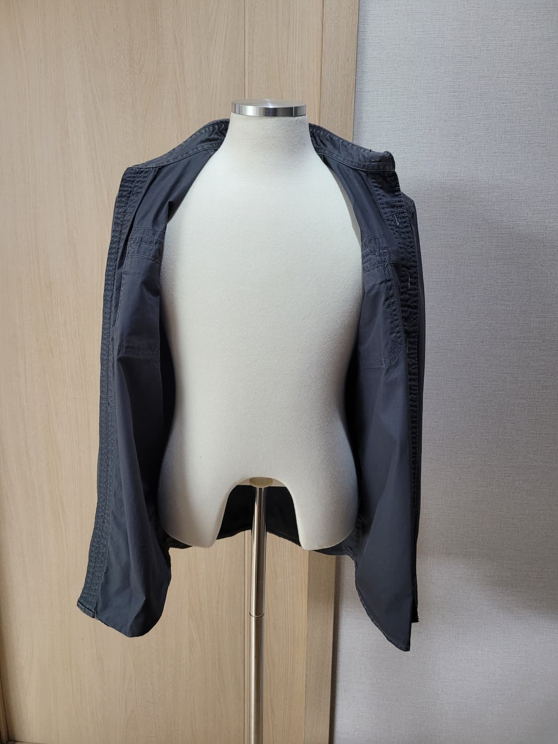 후아유 WHO.A.U 남자 야상형 셔츠 L 그레이 상품이미지7