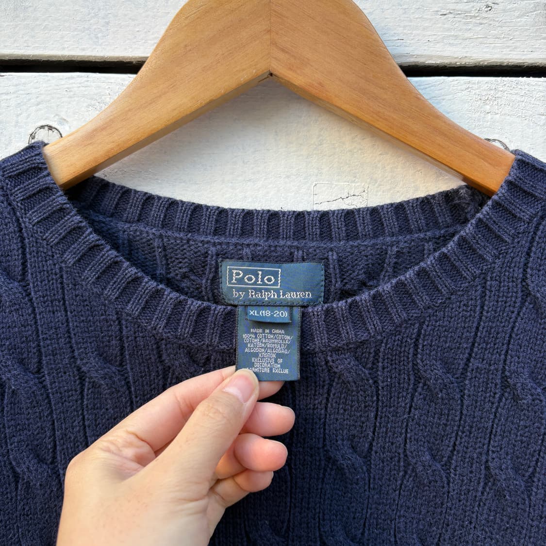 Polo 폴로 케이블 꽈배기 니트 상품이미지4