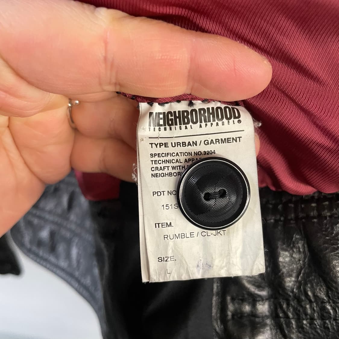 15s 네이버후드 가죽 스포츠자켓 상품이미지9