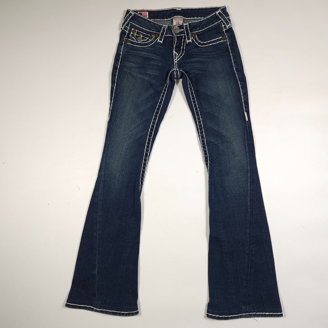 트루릴리전 로우라이즈 부츠컷 데님팬츠  상품이미지1