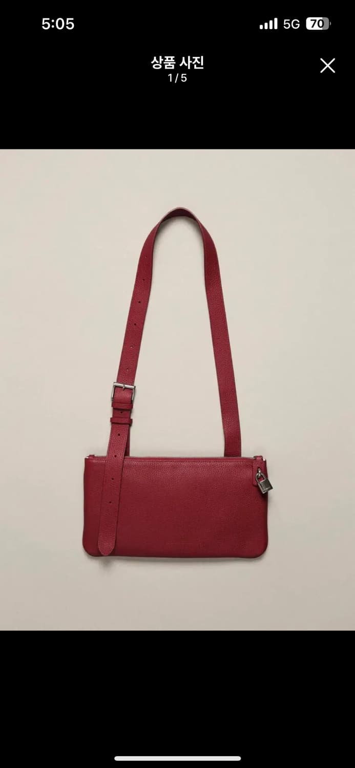 택포) Smoothmood sol bag red / 스무드무드 솔백 상품이미지1