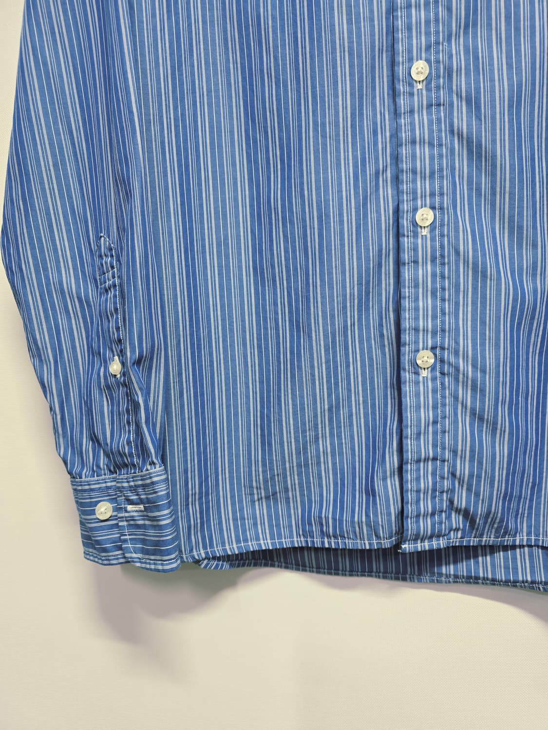 브룩스브라더스 블루 스트라이프 셔츠 남방m 상품이미지3