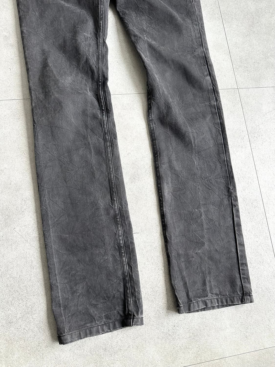 지방시 아카이브 크랙 블랙 슬림진 상품이미지8