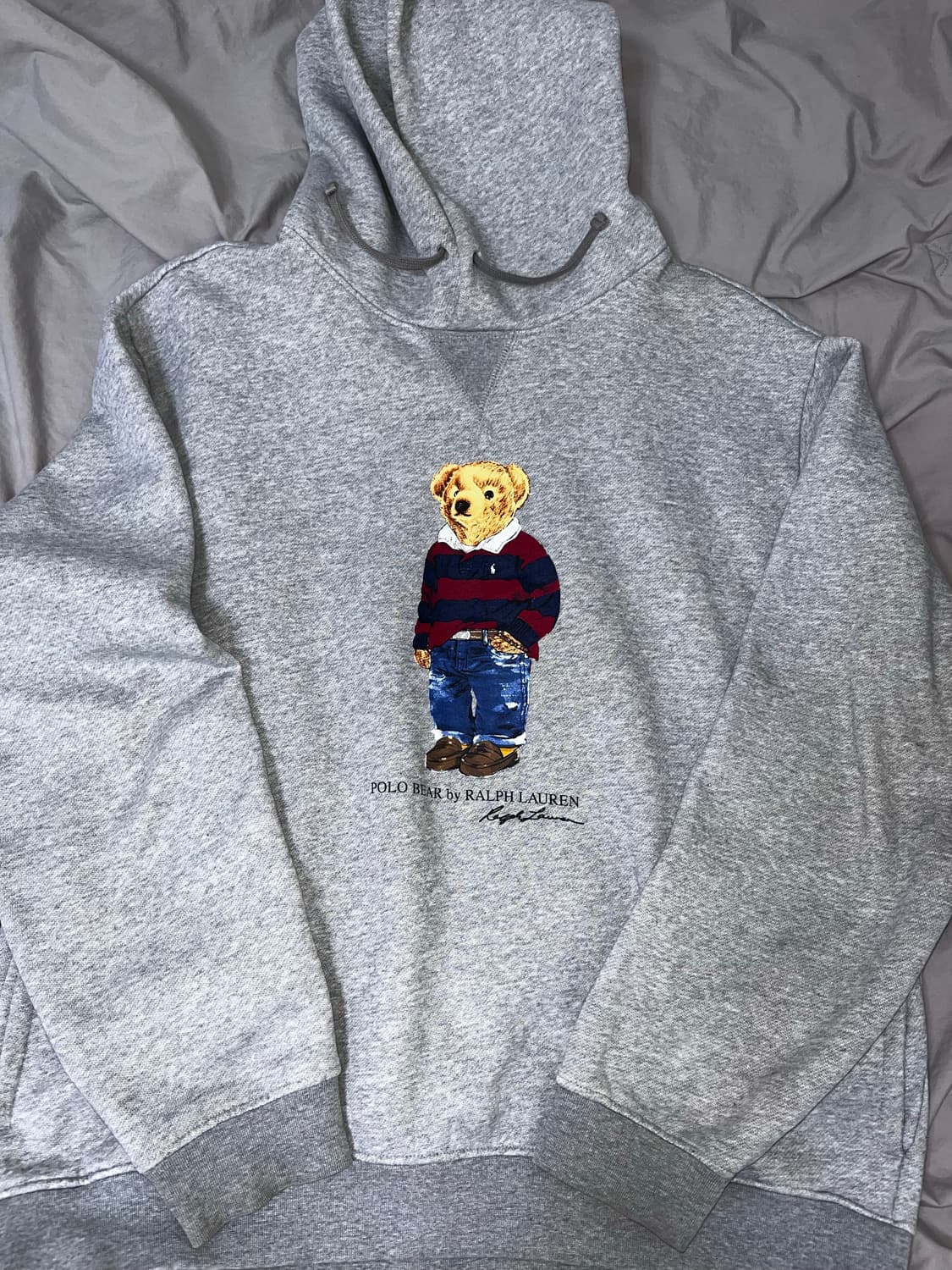 폴로 베어 후드티 후디 그레이 상품이미지1