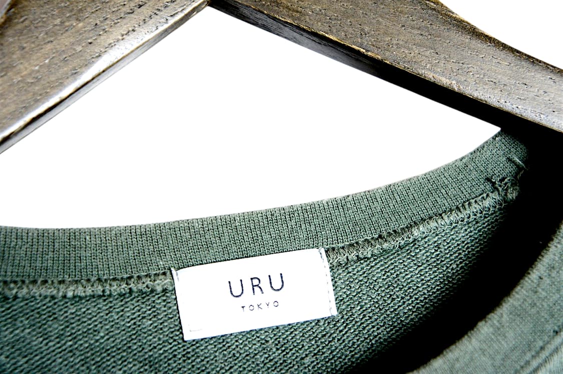 우루 도쿄 가먼트 다이 가공 스웻셔츠 상품이미지4