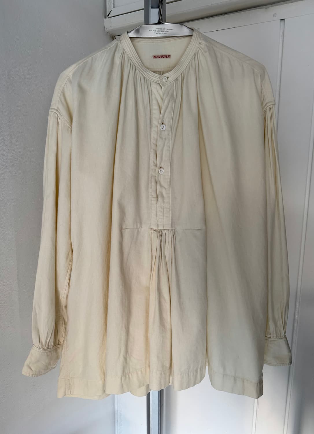 henley neck blouse 상품이미지4