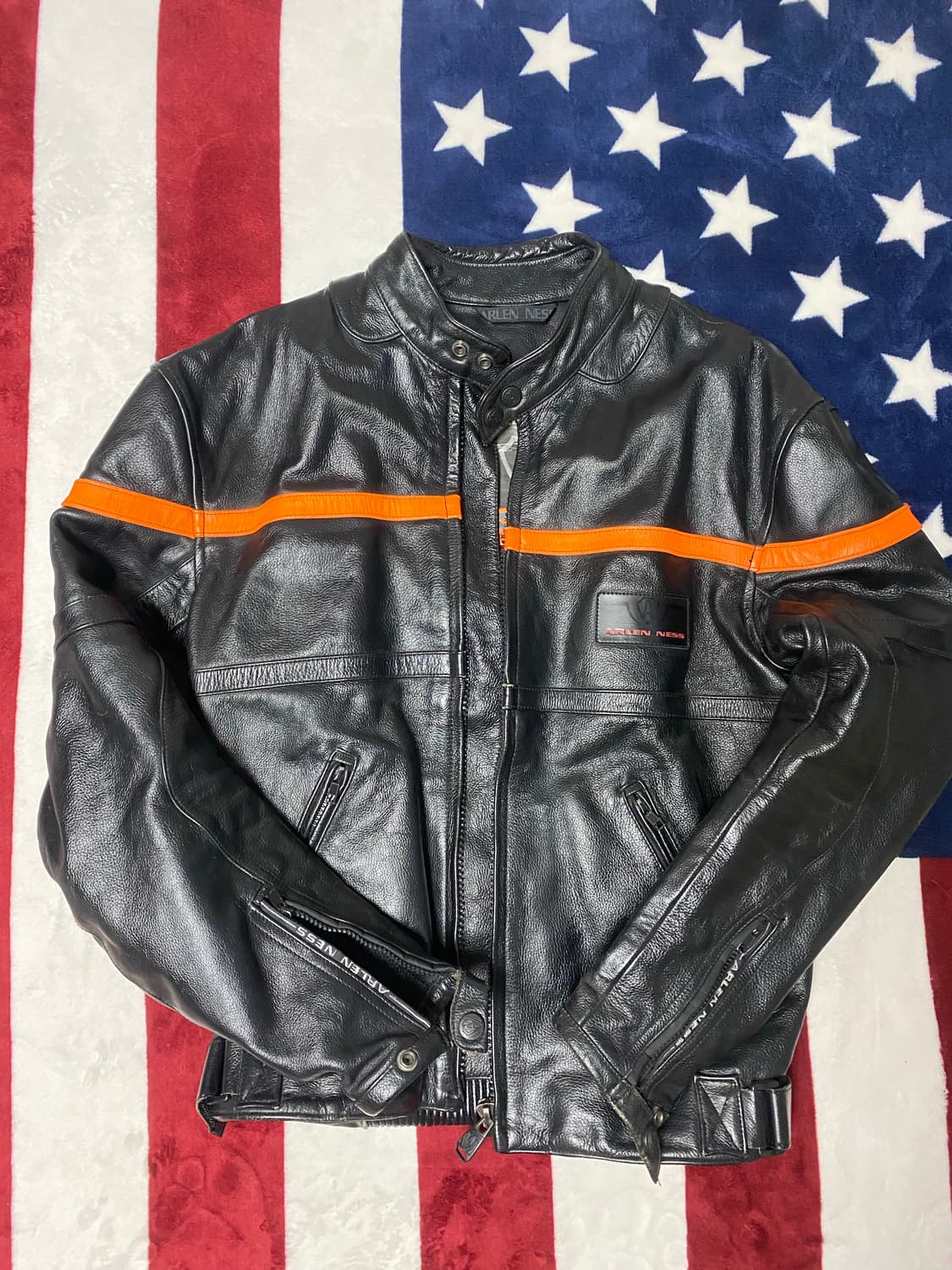 알렌네즈 라이더 가죽자켓 상품이미지1