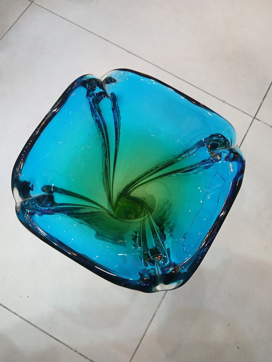 빈티지 일본 마루티 글라스 화병 상품이미지3