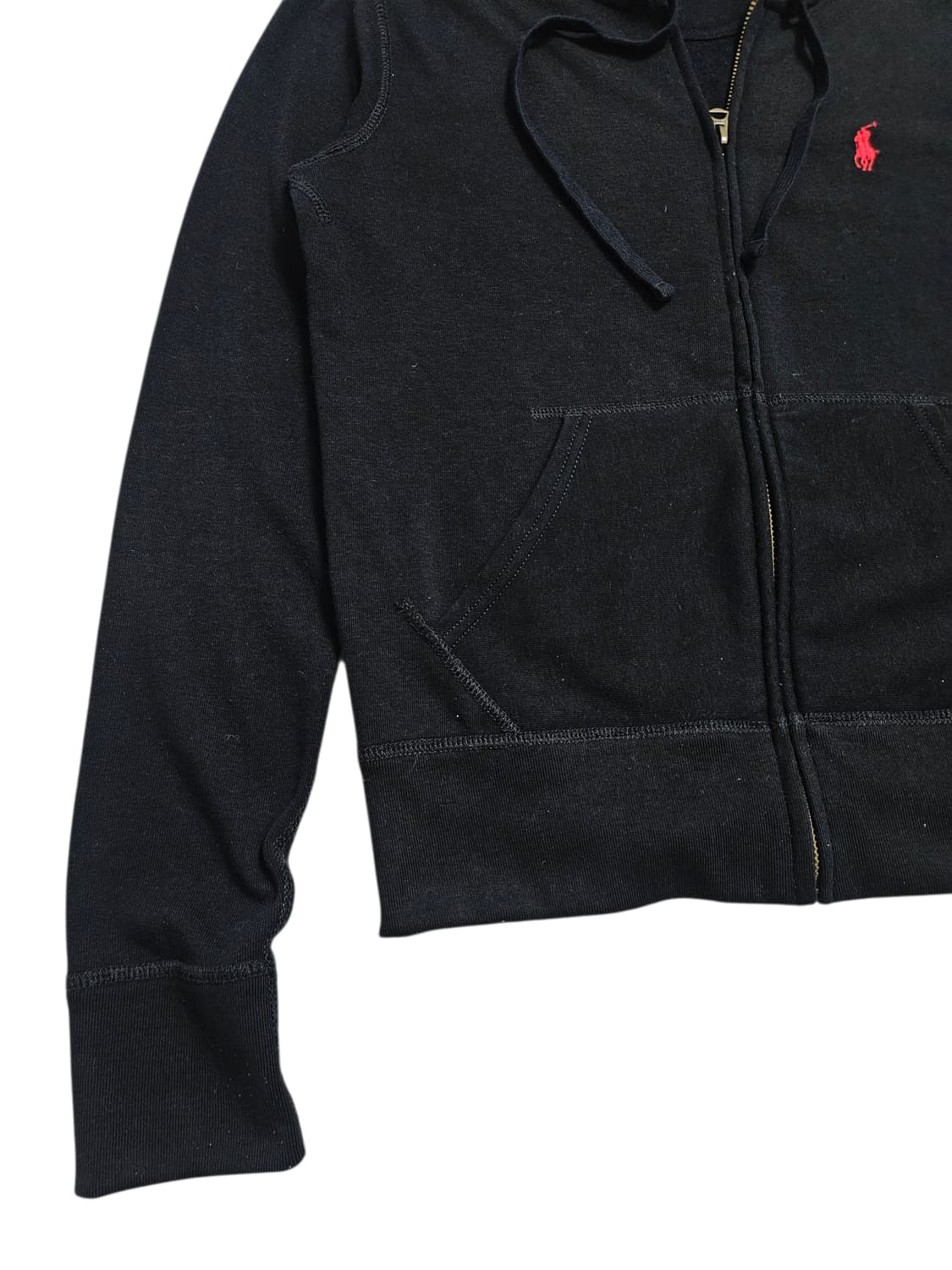 폴로 랄프로렌 여성 후드집업 블랙 상품이미지4