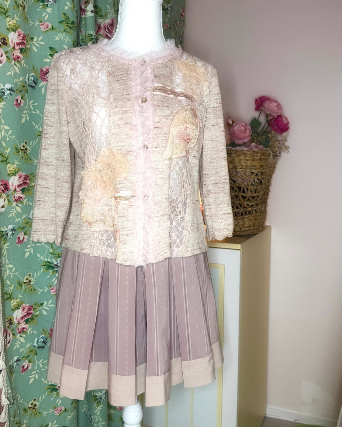 Skirt 💜 엑시즈팜 라벤더 치마바지 상품이미지1