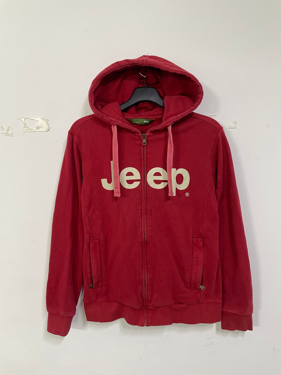 Jeep 지프 레드 후드집업 상품이미지2