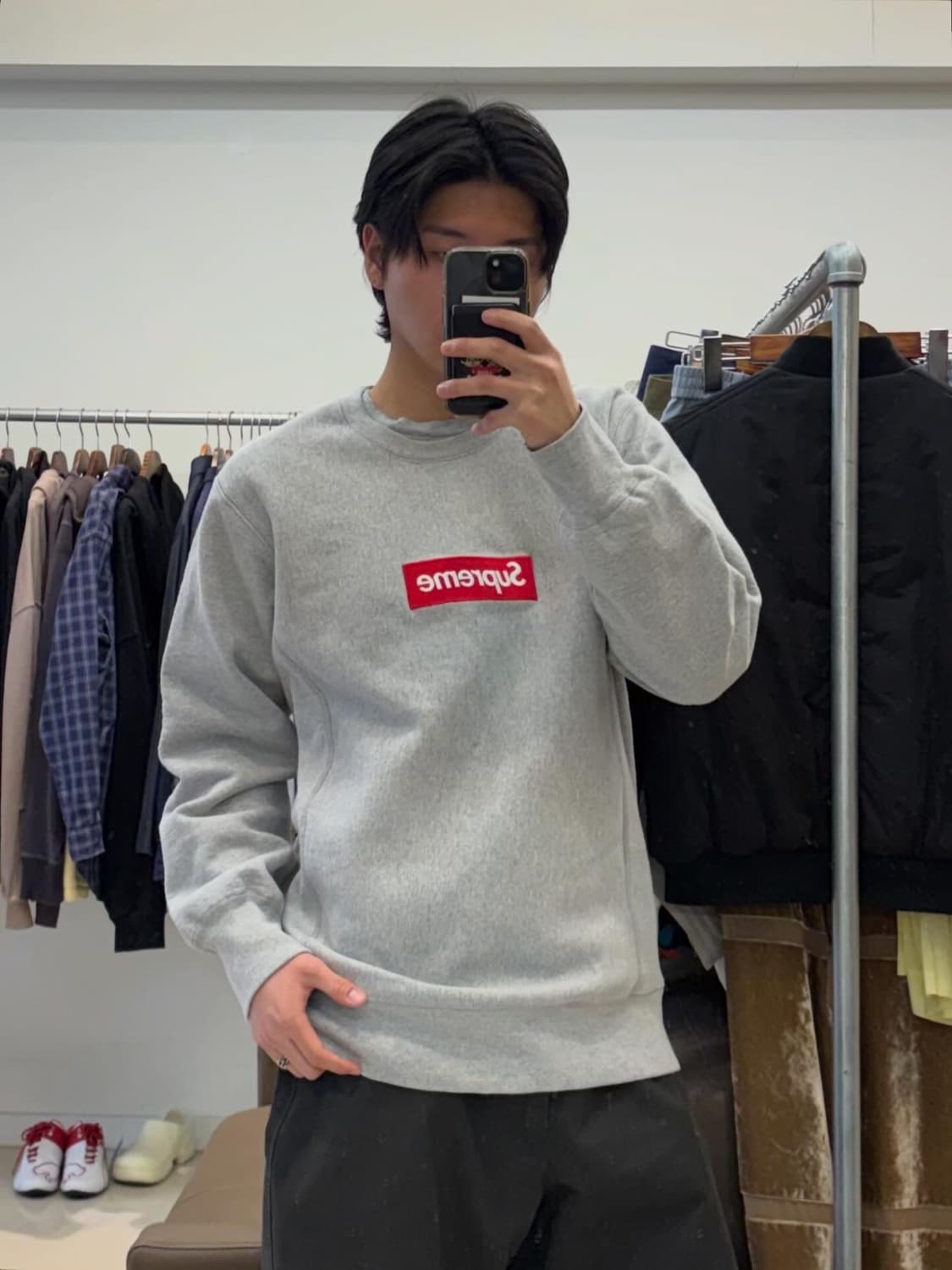 15aw 슈프림 박스 로고 맨투맨 상품이미지7