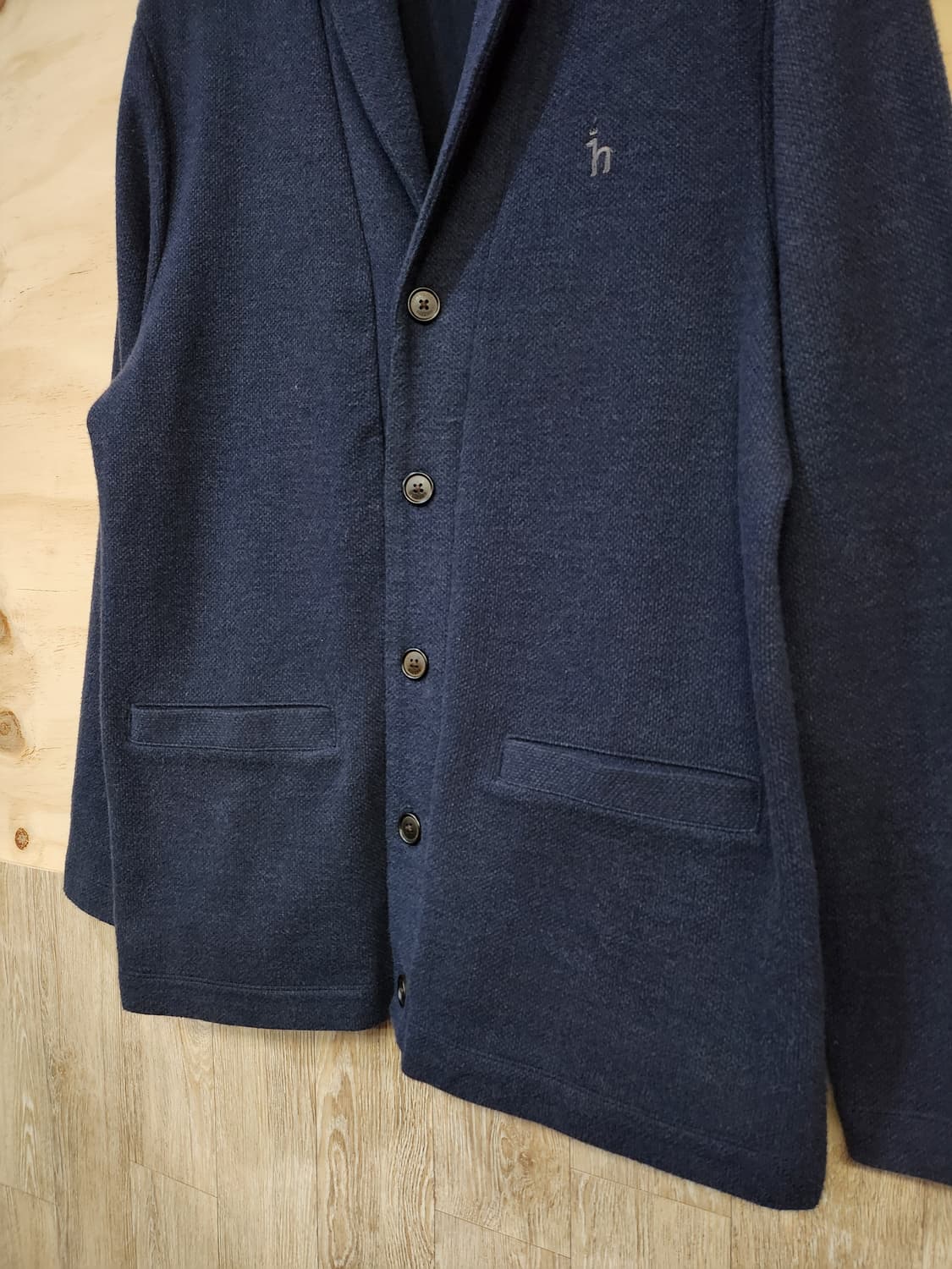 398) 헤지스 hazzys 코메리노 울 혼방 숄카라 가디건 상품이미지4