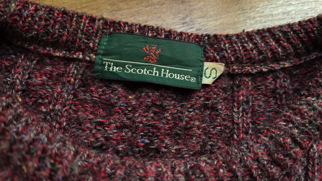 빈티지 아일랜드 니트 울 & 알파카 혼방 상품이미지3