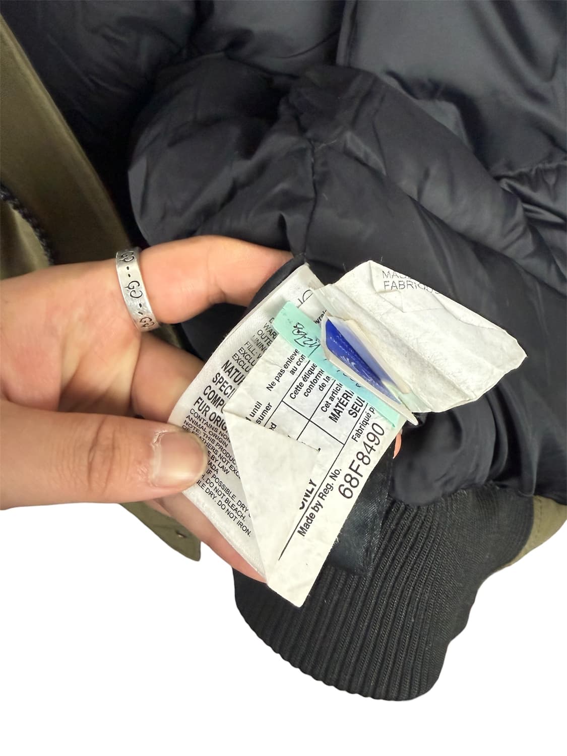 캐나다구스 카키 칠리왁 봄버 숏 패딩 S 상품이미지7