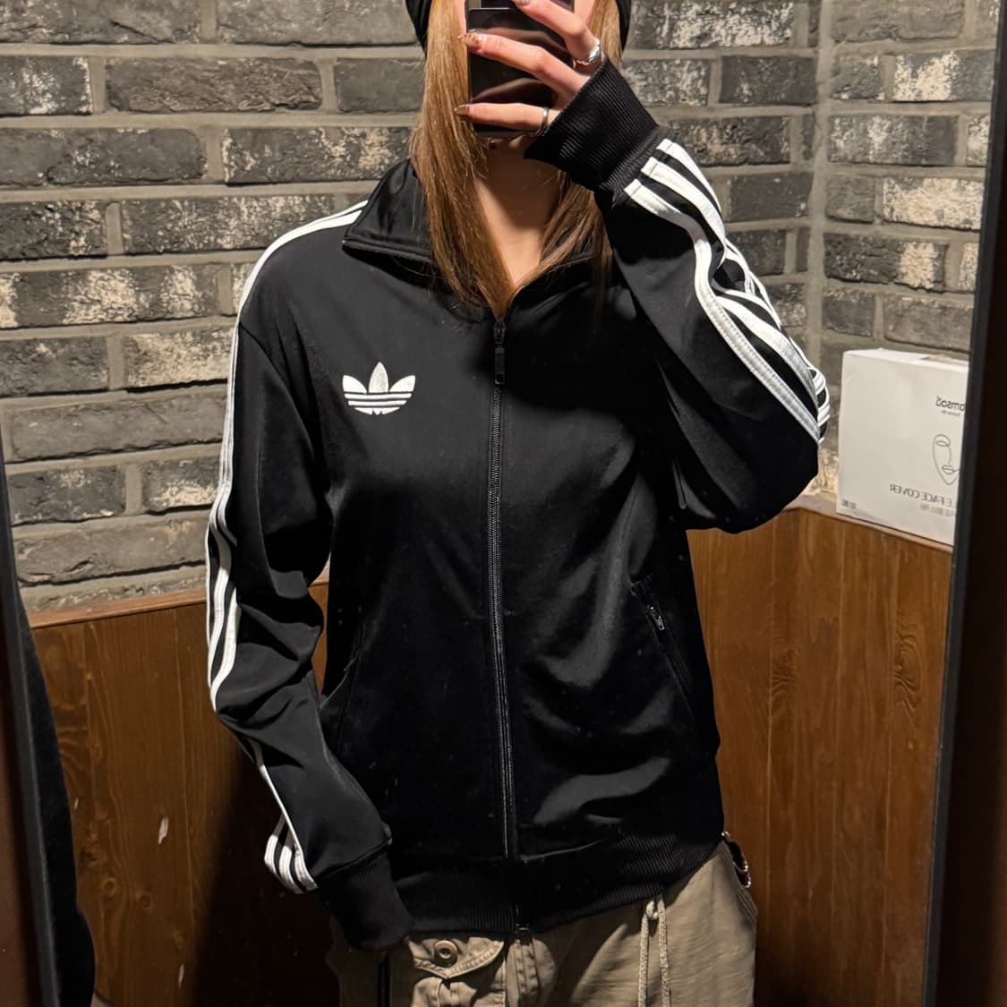 90) 아디다스 파이어버드 삼선 져지 트랙탑 집업 블랙 A91 상품이미지9