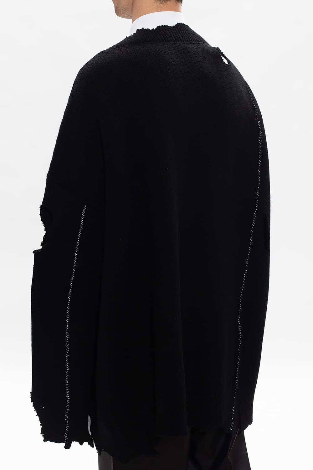 라프 시몬스 아카이브리덕스 V넥 오버사이즈 니트 80% 상품이미지2