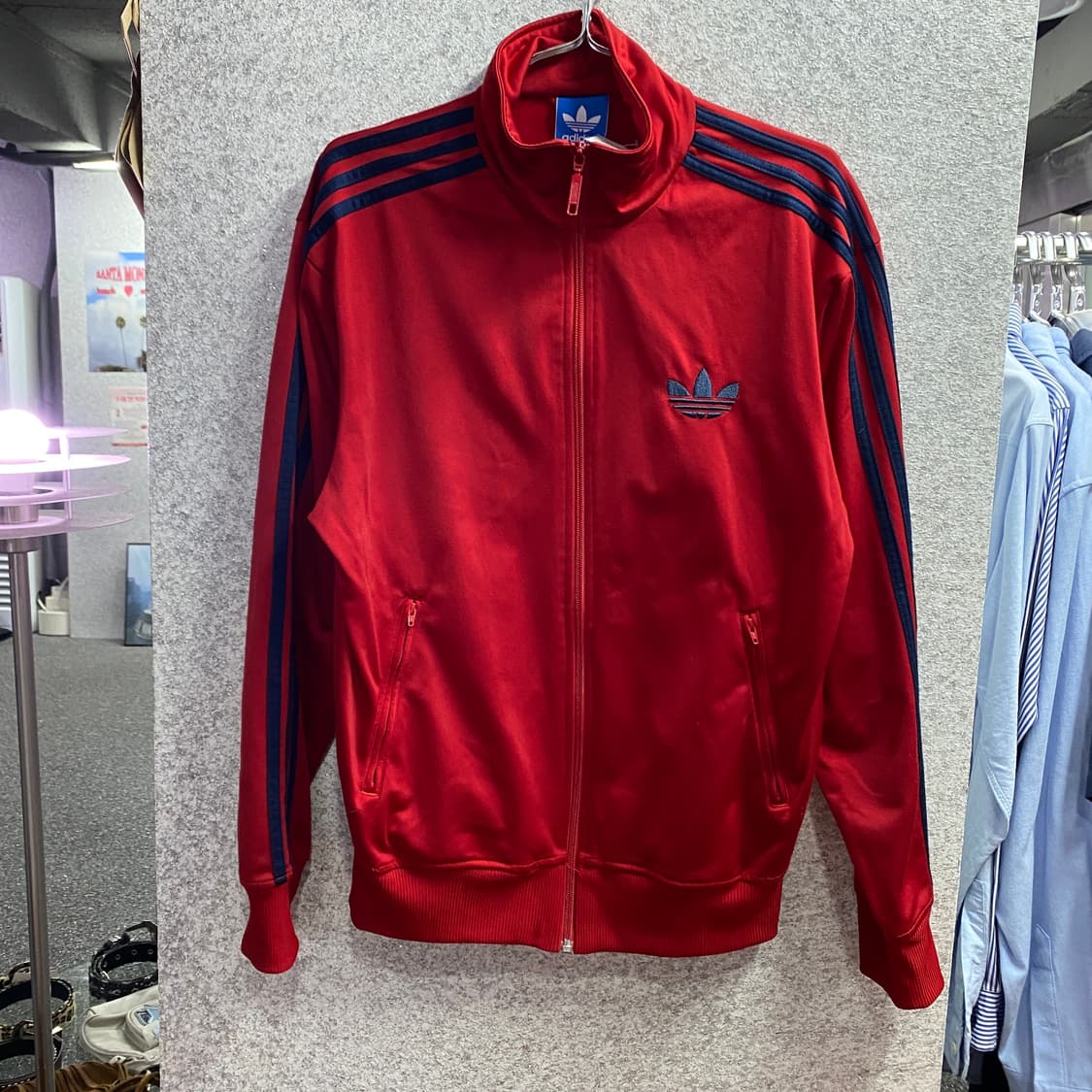 아디다스 파이어버드 네이비라인 레드 트랙탑 져지 B3826 상품이미지2