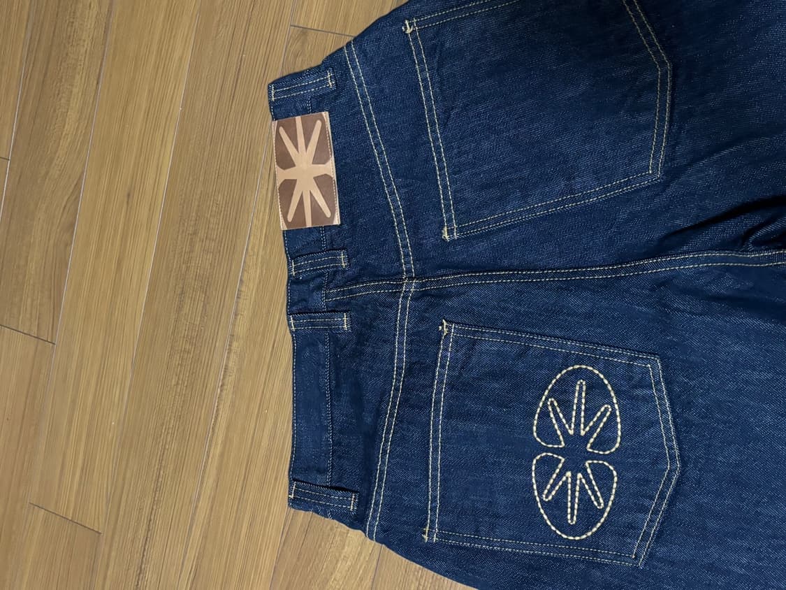 (XS) ERTR 생지 데님 팬츠 (인디고) 상품이미지4